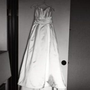 Paloma Blanca Silk Wedding Dress